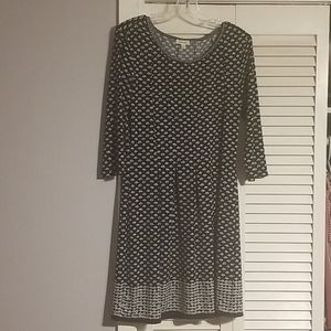 Midi dress with flowers